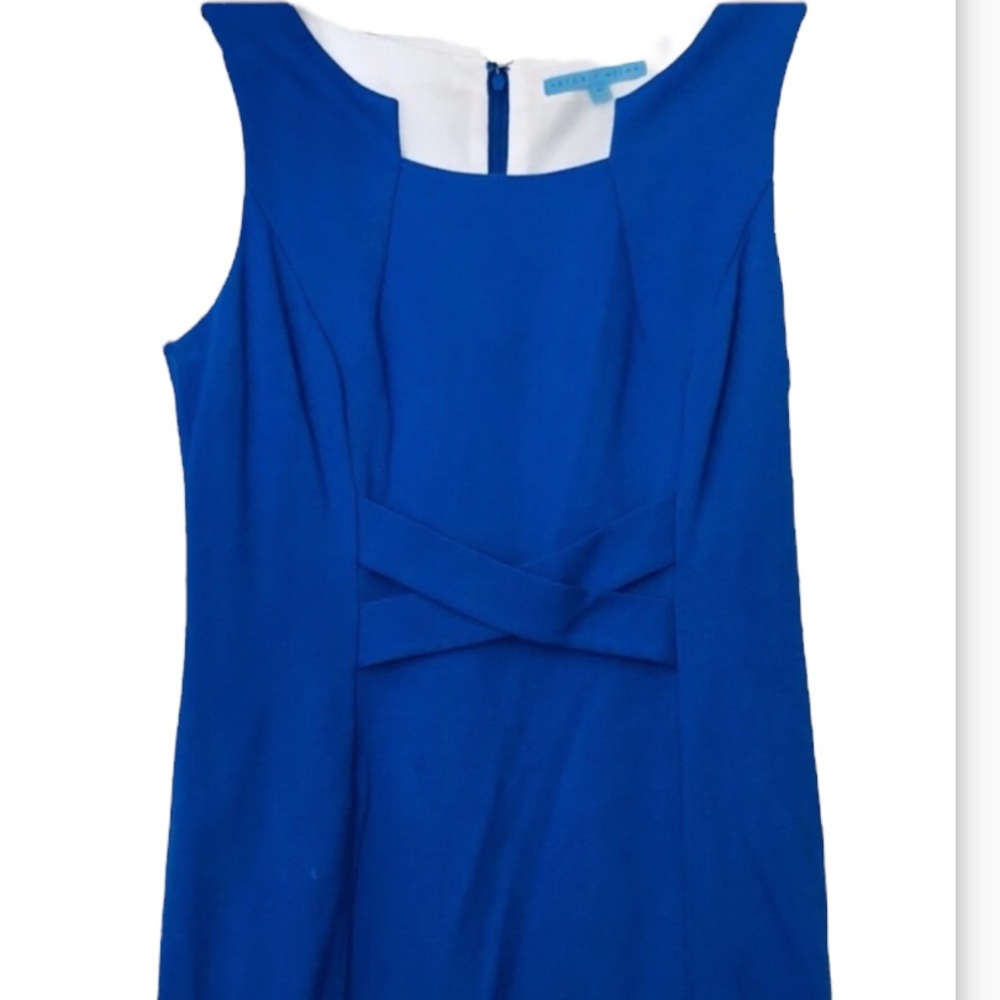 Antonio Melani Blue Sleeveless Sheath - Picture 2 of 9